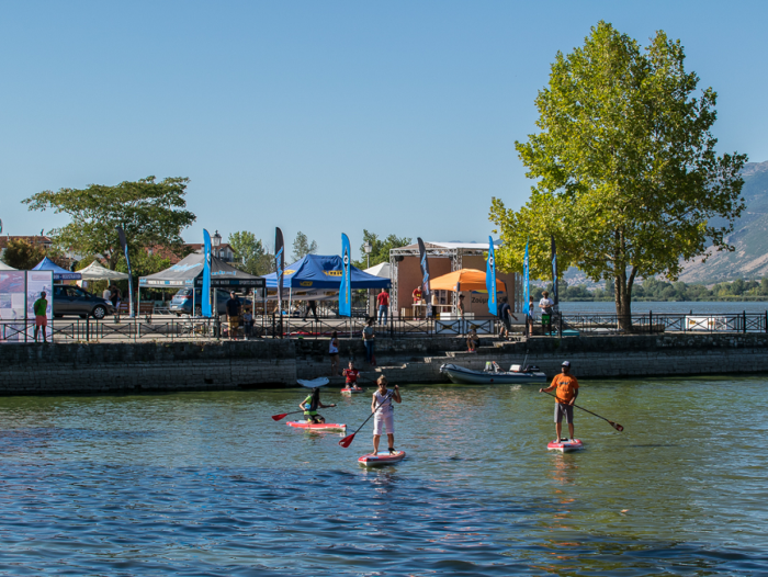 Stand Up Paddle στα νερά της Παμβώτιδας