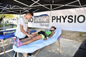 Ostracon και PHYSIO activ προσέφεραν υπηρεσίες αποθεραπείας στους δρομείς