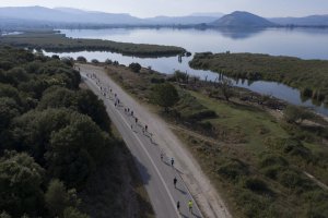 Ο 13ος Γύρος Λίμνης Ιωαννίνων από ψηλά